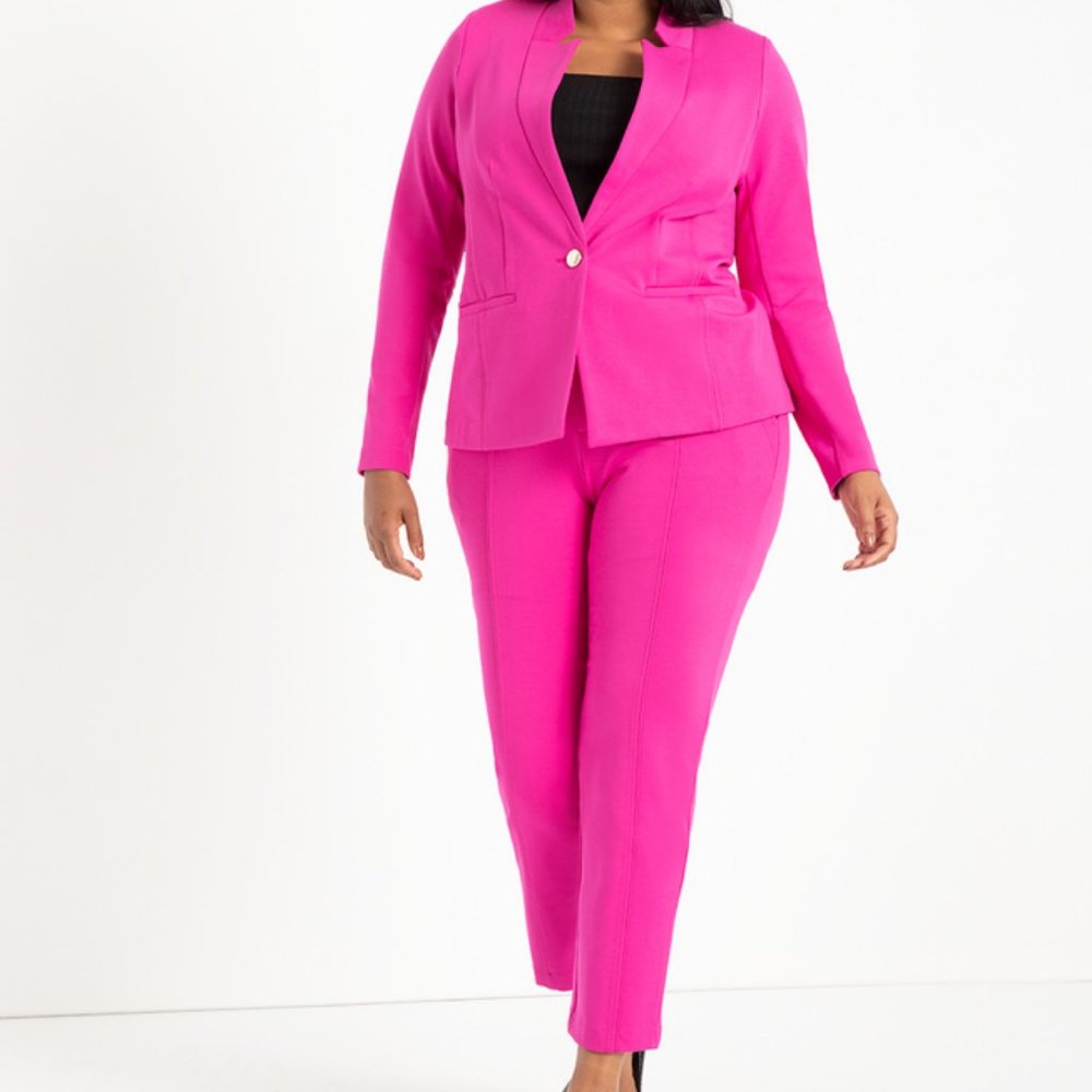 Eloquii Hot Pink Pants (jacket listed separately)